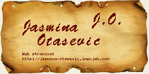 Jasmina Otašević vizit kartica